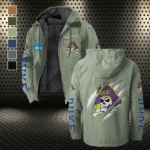 The ECU Pride Flannel Hoodie, Essential Fan Flannel Hoodie HVN1441EC - Light Green