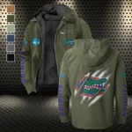 The Gator Spirit Flannel Hoodie, Sport Fan Flannel Hoodie HVN1441FG - Green