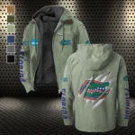 The Gator Spirit Flannel Hoodie, Sport Fan Flannel Hoodie HVN1441FG - Light Green