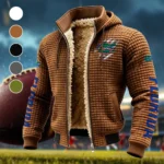 The Gator Spirit Fleece-Lined Hooded Jacket, Luxe Cloud-Fleece Hooded Shell HVN1441FG - brown