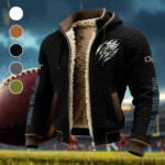 Bobby Dodd Crew Fleece-Lined Hooded Jacket, Soft-Touch Thermal Outerwear HVN1441GT - Black