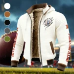 The Illini Power Fleece-Lined Hooded Jacket, Endurance Sport Thermal Hoody HVN1441IF - White