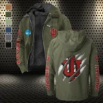 Bloomington Boys Flannel Hoodie, Street Style Sport Hoodie HVN1441IH - Green