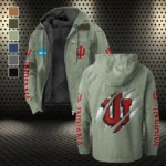 Bloomington Boys Flannel Hoodie, Street Style Sport Hoodie HVN1441IH - Light Green