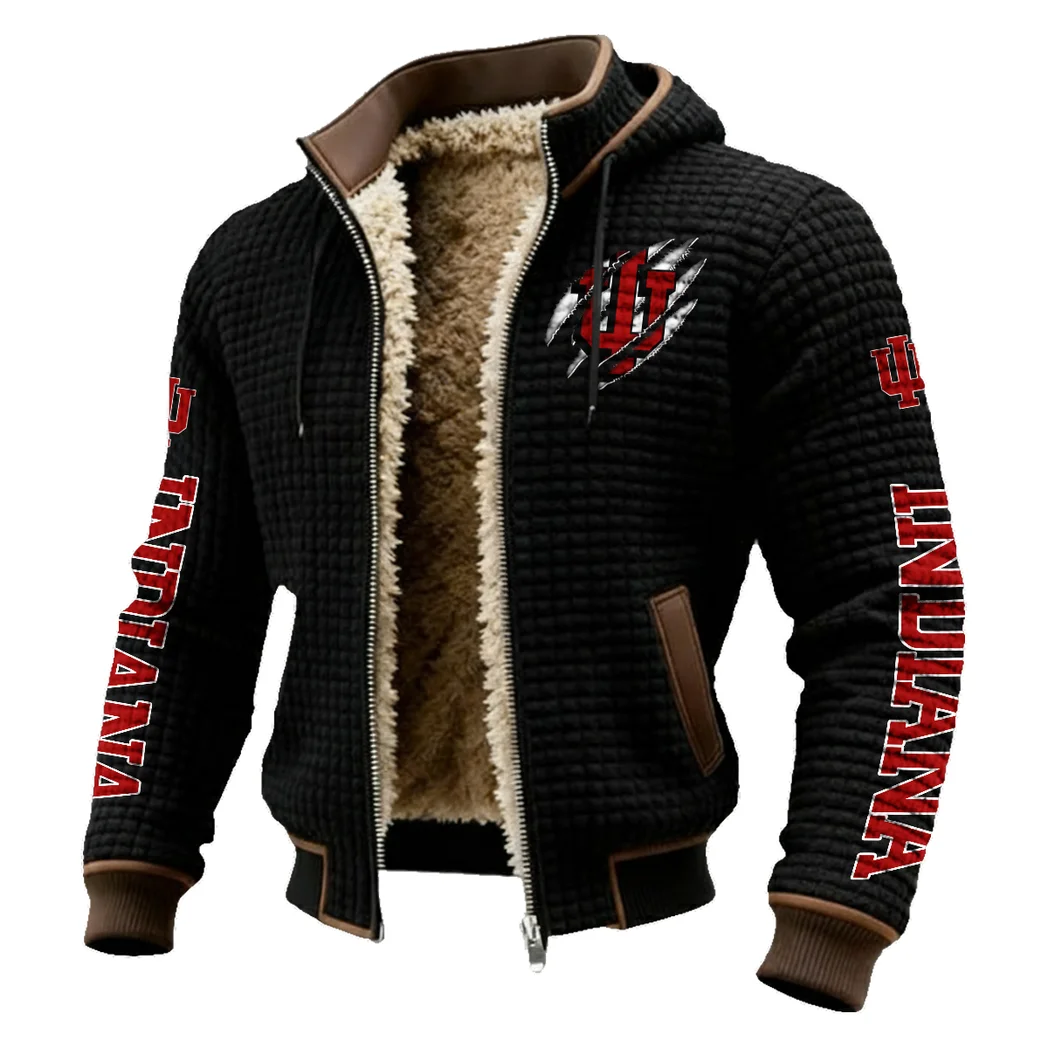 Bloomington Boys Fleece-Lined Hooded Jacket, Dynamic Training Hooded Shell HVN1441IH - Black - Image 2