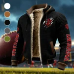 Bloomington Boys Fleece-Lined Hooded Jacket, Dynamic Training Hooded Shell HVN1441IH - Black