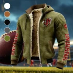 Bloomington Boys Fleece-Lined Hooded Jacket, Dynamic Training Hooded Shell HVN1441IH - Green