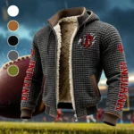 Bloomington Boys Fleece-Lined Hooded Jacket, Dynamic Training Hooded Shell HVN1441IH - Grey