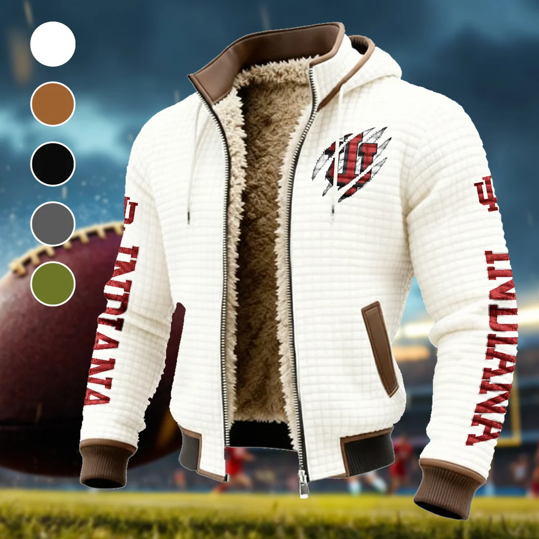 Bloomington Boys Fleece-Lined Hooded Jacket, Dynamic Training Hooded Shell HVN1441IH - White