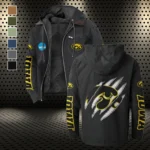 The Iowa Pride Flannel Hoodie, Warm Fan Flannel Hoodie HVN1441IO - Black