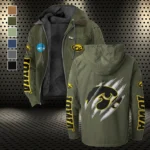 The Iowa Pride Flannel Hoodie, Warm Fan Flannel Hoodie HVN1441IO - Green