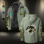 The Iowa Pride Flannel Hoodie, Warm Fan Flannel Hoodie HVN1441IO - Light Green