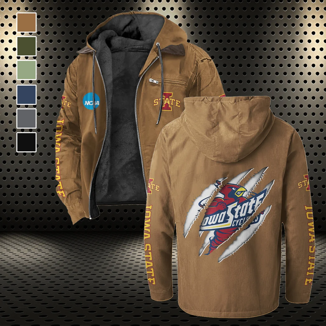 The Cyclone Power Flannel Hoodie, Cold Game Day Hoodie HVN1441IS - Camel