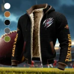 The Cyclone Power Fleece-Lined Hooded Jacket, Multi-Sport Winter Active Top HVN1441IS - Black