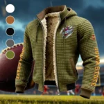 The Cyclone Power Fleece-Lined Hooded Jacket, Multi-Sport Winter Active Top HVN1441IS - Green