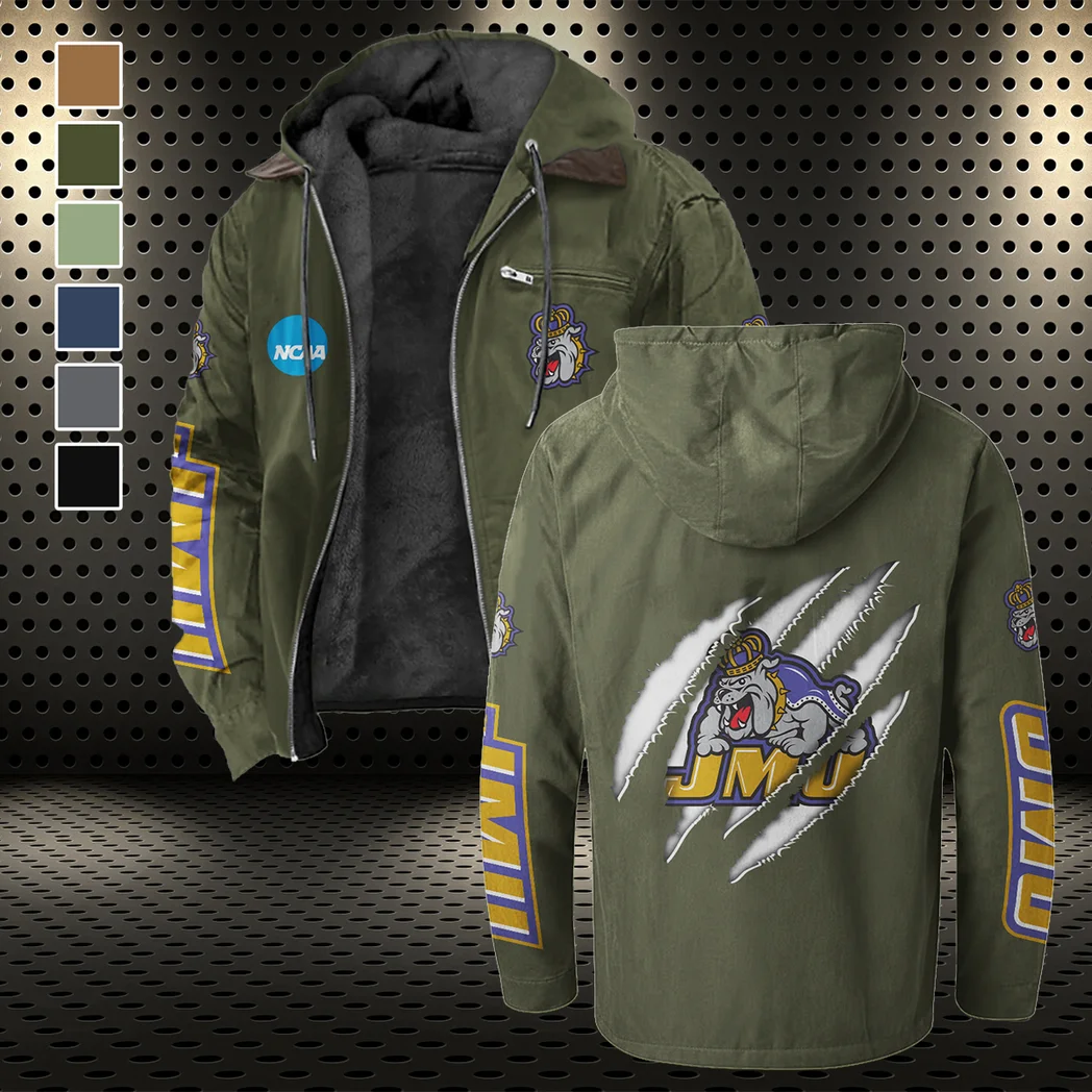 The Duke Spirit Flannel Hoodie, Supporter Spirit Hooded Flannel HVN1441JM - Green