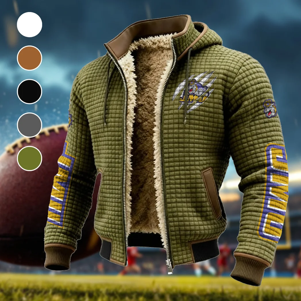The Duke Spirit Fleece-Lined Hooded Jacket, Endurance Sport Thermal Hoody HVN1441JM - Green