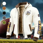 The Duke Spirit Fleece-Lined Hooded Jacket, Endurance Sport Thermal Hoody HVN1441JM - White