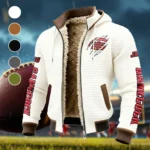The Gamecocks Fleece-Lined Hooded Jacket, All-Mountain Hooded Fleece HVN1441JS - White