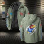 The Blue Force Flannel Hoodie, Classic Flannel Sport Hoodie HVN1441KJ - Light Green