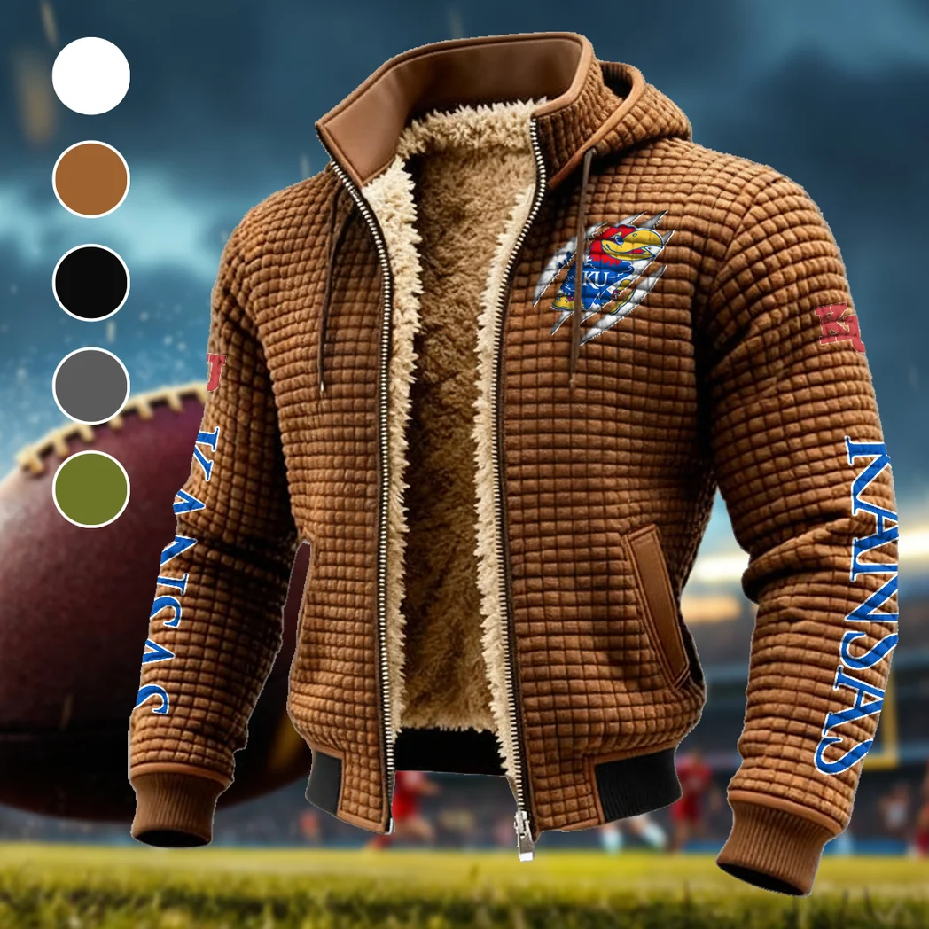 The Blue Force Fleece-Lined Hooded Jacket, Alpine Ascent Hooded Jacket HVN1441KJ - brown