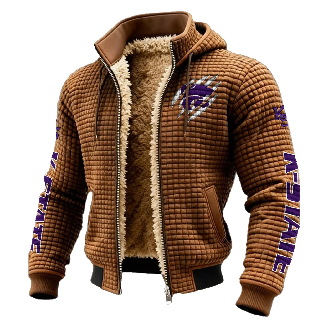 The Wildcat Elite Fleece-Lined Hooded Jacket, Peak Performance Hooded Shell HVN1441KS - brown - Image 2