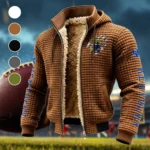 The Wildcats Fleece-Lined Hooded Jacket, Rapid-Dry Fleece-Lined Hoody HVN1441KW - brown