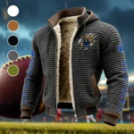 The Wildcats Fleece-Lined Hooded Jacket, Rapid-Dry Fleece-Lined Hoody HVN1441KW - Grey