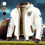 The Wildcats Fleece-Lined Hooded Jacket, Rapid-Dry Fleece-Lined Hoody HVN1441KW - White