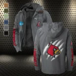 The Cardinal Power Flannel Hoodie, Game Ready Flannel Hoodie HVN1441LC - Gray