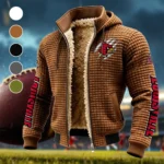 The Cardinal Power Fleece-Lined Hooded Jacket, Elite Athlete Winter Jacket HVN1441LC - brown