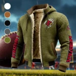 The Cardinal Power Fleece-Lined Hooded Jacket, Elite Athlete Winter Jacket HVN1441LC - Green