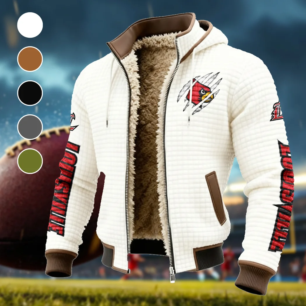 The Cardinal Power Fleece-Lined Hooded Jacket, Elite Athlete Winter Jacket HVN1441LC - White