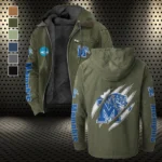 The Tiger Force Flannel Hoodie, Stadium Ready Flannel Hoodie HVN1441ME - Green