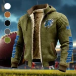 The Tiger Force Fleece-Lined Hooded Jacket, Ultra-Soft Plush Lined Jacket HVN1441ME - Green
