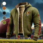 The Minnesota Elite Fleece-Lined Hooded Jacket, Storm-Ready Fleece-Lined Coat HVN1441MG - Green