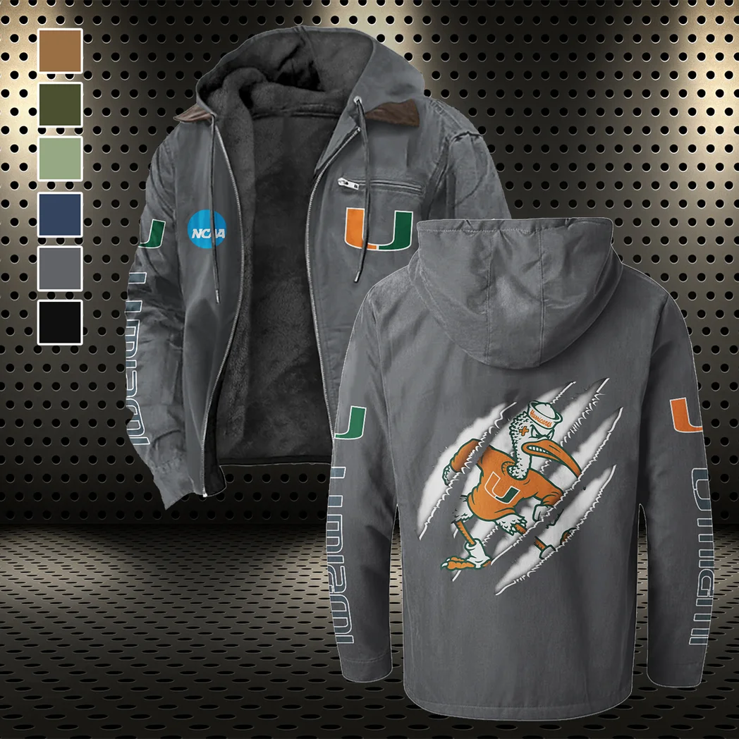 The Hurricane Flannel Hoodie, Everyday Game Fan Hoodie HVN1441MH - Gray