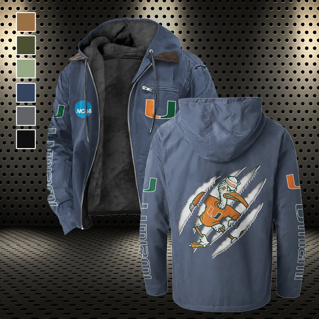 The Hurricane Flannel Hoodie, Everyday Game Fan Hoodie HVN1441MH - Navy Blue