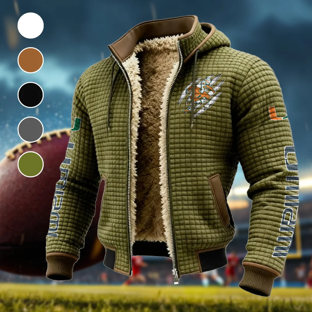 The Hurricane Fleece-Lined Hooded Jacket, Arctic Protection Hooded Zip HVN1441MH - Green