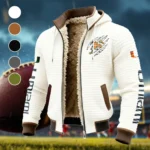 The Hurricane Fleece-Lined Hooded Jacket, Arctic Protection Hooded Zip HVN1441MH - White