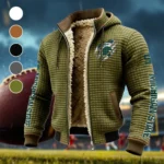 The MSU Elite Fleece-Lined Hooded Jacket, Deep Winter Insulated Hoody HVN1441MS - Green