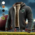 The MSU Elite Fleece-Lined Hooded Jacket, Deep Winter Insulated Hoody HVN1441MS - Grey