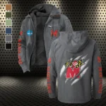 The Terrapin Flannel Hoodie, Game Day Hooded Flannel HVN1441MT - Gray
