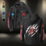 The Cornhuskers Flannel Hoodie, Everyday Supporter Hooded Flannel HVN1441NC - Black