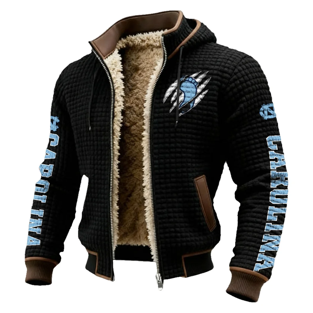 The Carolina Power Fleece-Lined Hooded Jacket, High-Density Comfort Fleece HVN1441NC - Black - Image 2