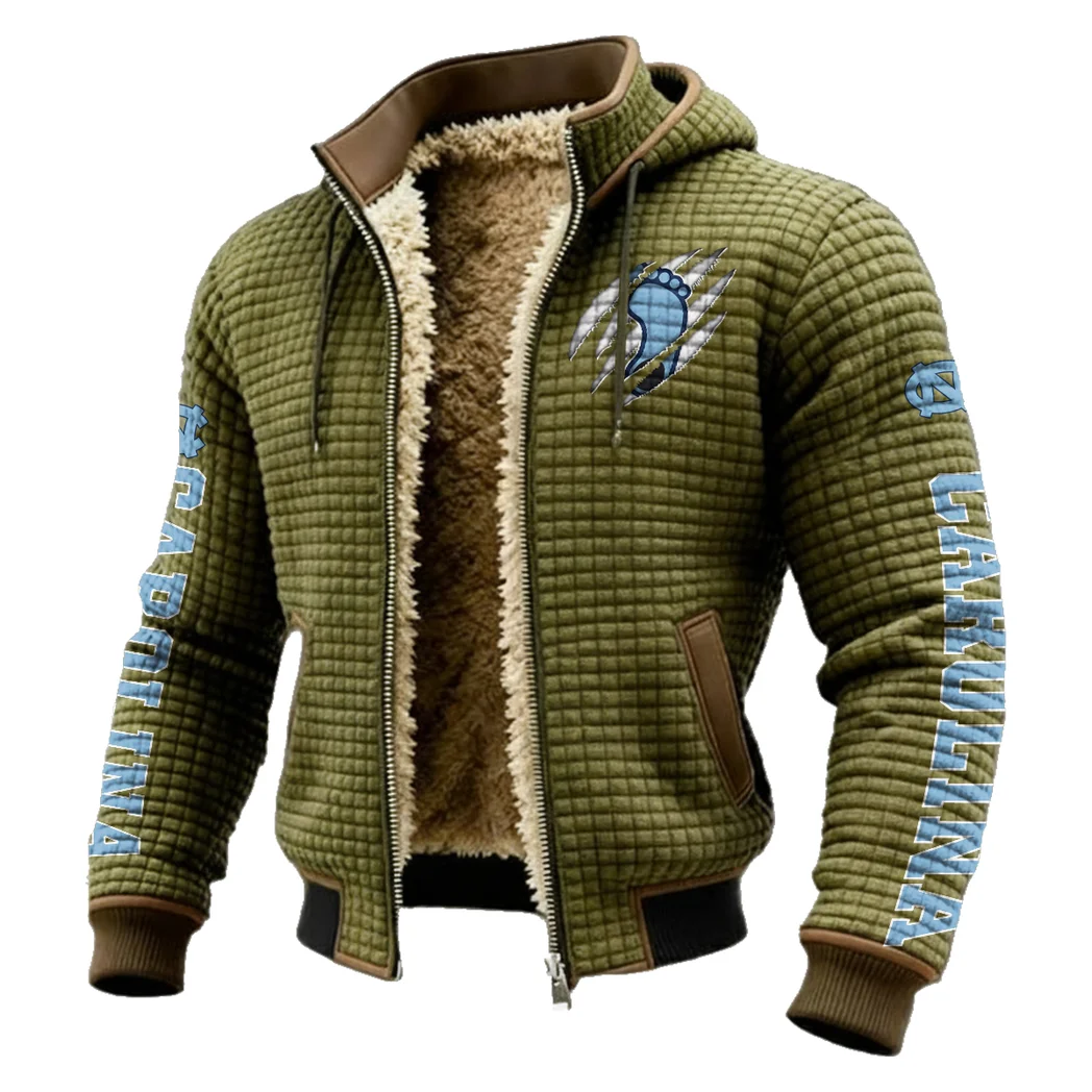 The Carolina Power Fleece-Lined Hooded Jacket, High-Density Comfort Fleece HVN1441NC - Green - Image 2