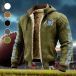 The Carolina Power Fleece-Lined Hooded Jacket, High-Density Comfort Fleece HVN1441NC - Green