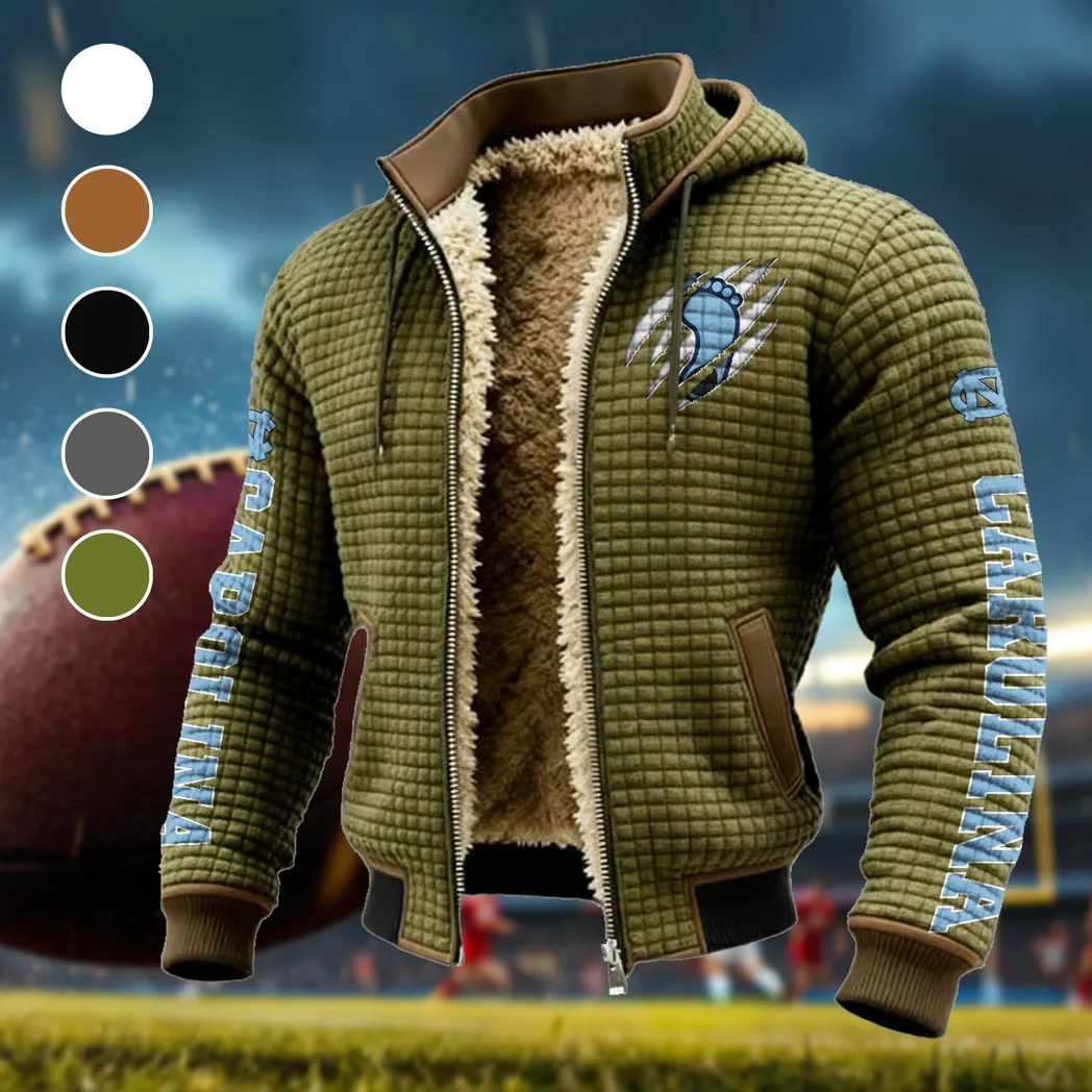 The Carolina Power Fleece-Lined Hooded Jacket, High-Density Comfort Fleece HVN1441NC - Green