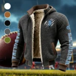 The Carolina Power Fleece-Lined Hooded Jacket, High-Density Comfort Fleece HVN1441NC - Grey