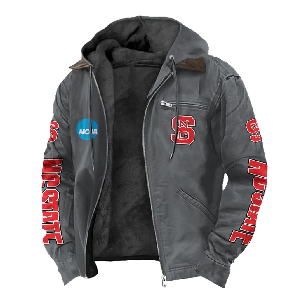 The Pack Flannel Hoodie, Team Spirit Flannel Hoodie HVN1441NC - Gray - Image 2